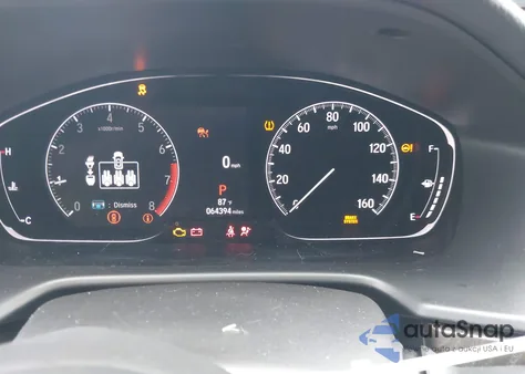 2021 Honda Accord Ex-L z USA, uszkodzony, nr VIN 1HGCV1F57MA117955